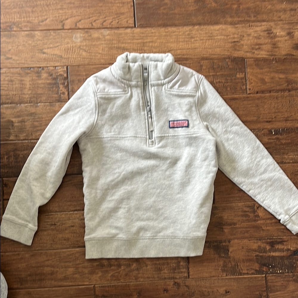 Kids Gray Vineyard Vines Quarter-Zip